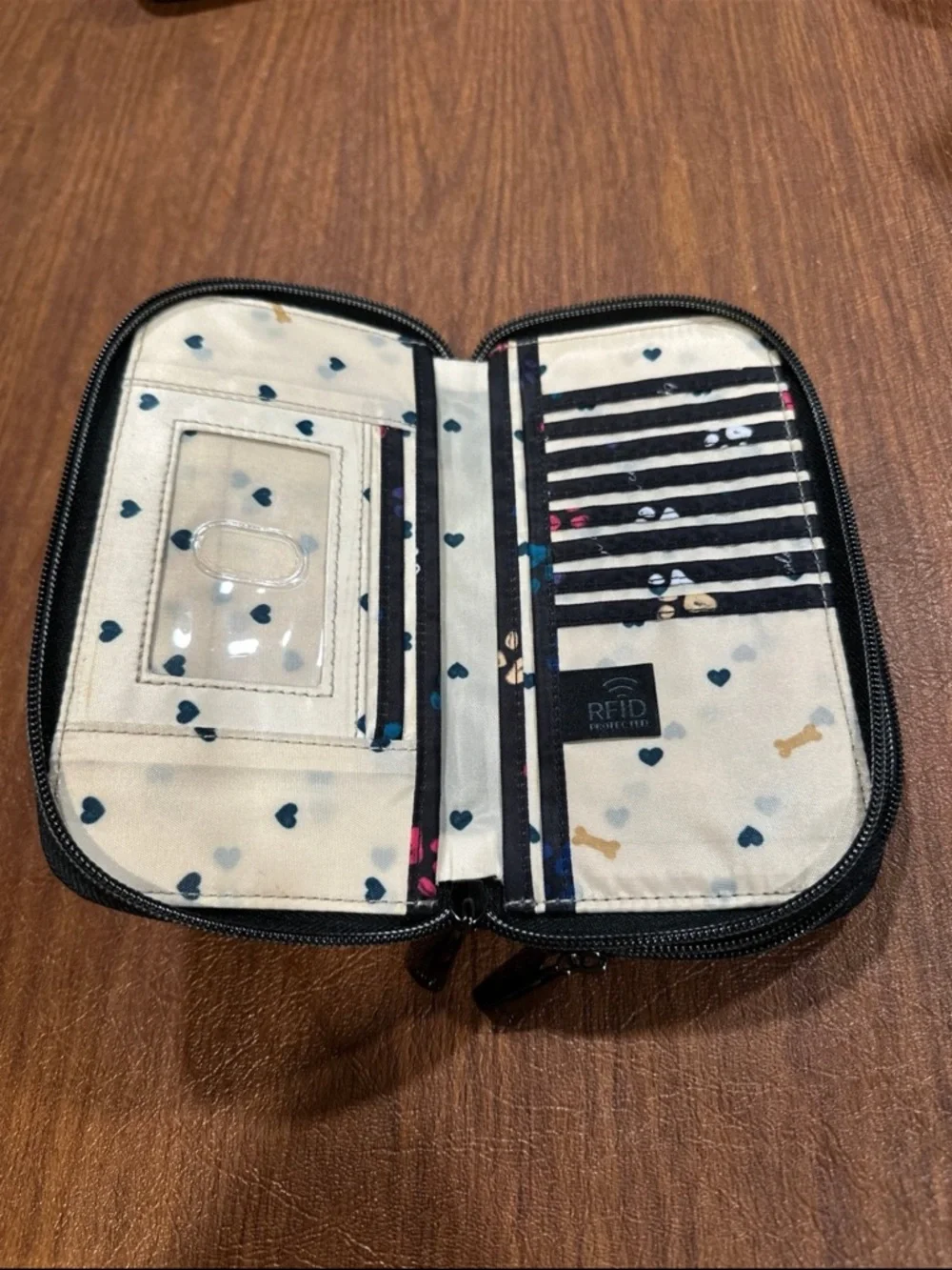 Lug Tram Zip RFID Wallet